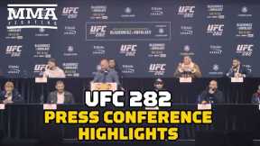 UFC 282 Press Conference Highlights | UFC 282 | MMA Fighting