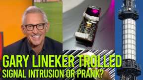 Gary Lineker Trolled LIVE On BBC1 - A Signal Intrusion Or Prank?