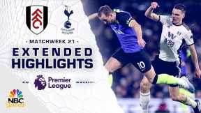 Fulham v. Tottenham Hotspur | PREMIER LEAGUE HIGHLIGHTS | 1/23/2023 | NBC Sports