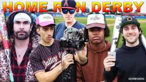 HOME RUN DERBY WITH D1 BASEBALL COMMITS, PROS AND THE SOFTBALL CREW! | Kleschka Vlogs