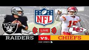 Raiders vs. Chiefs Live Streaming Scoreboard, Free Play-By-Play, Highlights, Boxscore, NFL Week 18
