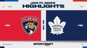 NHL Highlights | Panthers vs. Maple Leafs - January 17, 2023