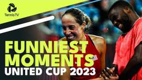 Funny Faces, Wild Serves & Teams Bonding 😂 | United Cup 2023 Funniest Moments