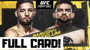 UFC Fight Night Imavov vs Gastelum Predictions & Full Card Betting Breakdown UFC Vegas 67