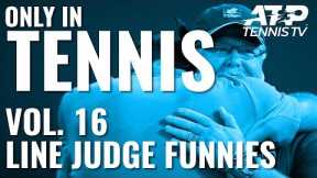 Tennis Line Judge Funny Moments & Fails! | ONLY IN TENNIS Vol.16