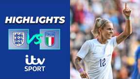 HIGHLIGHTS - Daly at the double! England vs Italy | ITV Sport