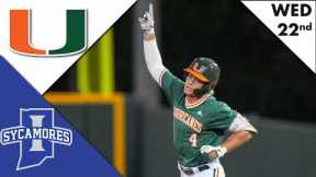 Indiana State vs #22 Miami Baseball Highlights | 5 TOTAL HRs | College Baseball Highlights 2023