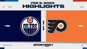 NHL Highlights | Oilers vs. Flyers - February 9, 2023