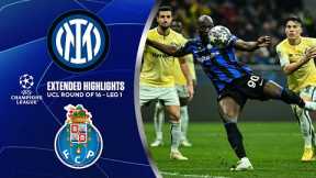 Inter vs. Porto: Extended Highlights | UCL Round of 16 - Leg 1 | CBS Sports Golazo