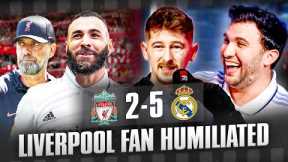 Real Madrid Fan EMBARRASSES LIVERPOOL FAN! Liverpool 2-5 Real Madrid | Highlights