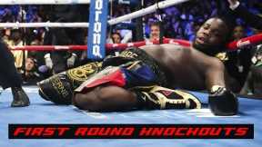 Best First Round Knockouts in Boxing