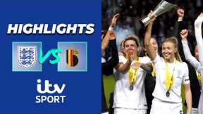HIGHLIGHTS | England retain Arnold Clark Cup after smashing Belgium for six | ITV Sport