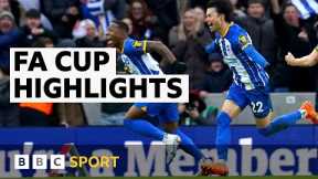 Late Brighton goal knocks out holders Liverpool | FA Cup Highlights