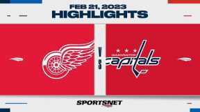 NHL Highlights | Red Wings vs. Capitals - February 21, 2023