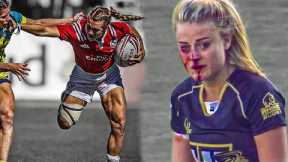THE VICIOUS SIDE Of Women's Rugby | Watch These Ladies Dish Out Some BIG HITS & MONSTER TACKLES