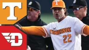 Dayton vs #3 Tennessee Baseball Highlights | BAT FLIP GETS CHIPPY | College Baseball Highlights 2023