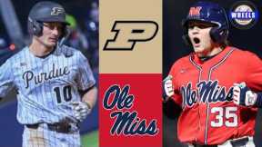 Purdue vs #4 Ole Miss Highlights (Games 1 & 2) | 2023 College Baseball Highlights
