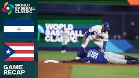 Nicaragua vs. Puerto Rico Game Highlights | 2023 World Baseball Classic
