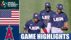 United States vs Angels FULL GAME  HIGHLIGHTS | March 9, 2023 | World Baseball Classic exhibition.
