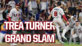 Trea Turner hits a huge grand slam for team USA, a breakdown