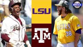 #1 LSU vs #15 Texas A&M Highlights (Game 3, Exciting Game!) | 2023 College Baseball Highlights