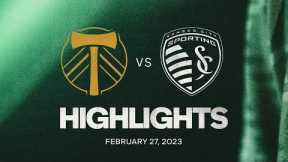 HIGHLIGHTS | Portland Timbers 1, Sporting Kansas City 0 | February 27, 2023