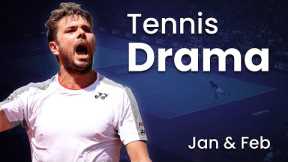 Tennis Angry Moments & Drama - January & February 2023