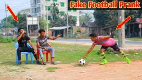 Fake Football Kick Prank !! Football Scary Prank -Gone Wrong Reaction By Ting Fun Prank