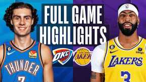 THUNDER at LAKERS | FULL GAME HIGHLIGHTS | March 24, 2023