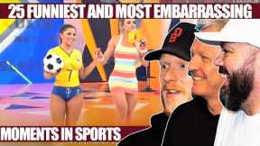 25 FUNNIEST AND MOST EMBARRASSING MOMENTS IN SPORTS REACTION | OFFICE BLOKES REACT!!