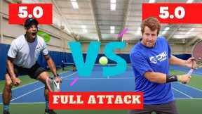 Most Aggressive Tennis I have ever played | NTRP 5.0 Singles Match