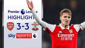 Arsenal rescue late point in SIX-GOAL THRILLER! 🤯 | Arsenal 3-3 Southampton | EPL highlights