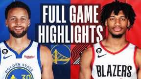 WARRIORS at TRAIL BLAZERS | FULL GAME HIGHLIGHTS | April 9, 2023