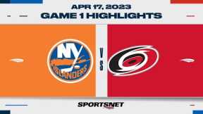 NHL Game 1 Highlights | Islanders vs. Hurricanes - April 17, 2023