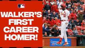 Cardinals top prospect Jordan Walker CRUSHES his FIRST CAREER home run!!!