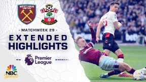 West Ham United v. Southampton | PREMIER LEAGUE HIGHLIGHTS | 4/2/2023 | NBC Sports