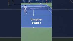Worst/Funniest Tennis Serve Ever? 😂 #Shorts