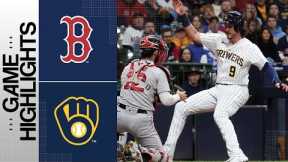 Red Sox vs. Brewers Game Highlights (4/22/23) | MLB Highlights