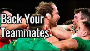 Rugby Stick Up For Your Teammate Moments