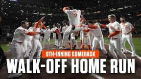 San Francisco Giants 9th-Inning Comeback | Blake Sabol Walk-off Home Run vs Cardinals