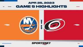 NHL Game 5 Highlights | Islanders vs. Hurricanes - April 25, 2023