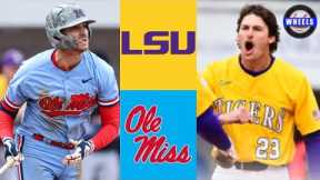 #1 LSU vs Ole Miss Highlights (Game 3, CRAZY GAME!) | 2023 College Baseball Highlights