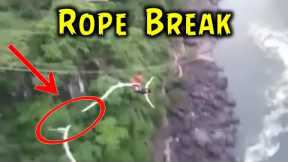 Rope Breaks bungee jumping accident | sports | adventure sports - shockwave