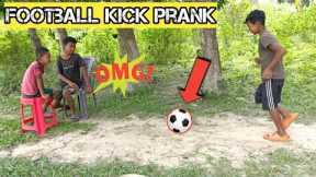 Fake football Kick Prank Video | Football Scary Prank #inbersibanivlogs