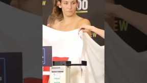 Most embarassing moment for women UFC fighter