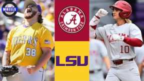 Alabama vs #1 LSU Highlights (Game 3, Crazy Game!) | 2023 College Baseball Highlights