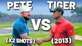 Two attempts at each shot... can a SCRATCH GOLFER beat TIGER'S BEST SCORE?!