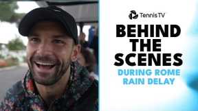 Medvedev In The Gym & Ruud Playing Pool! | How Do Tennis Players Spend A Rain Delay? ☔️