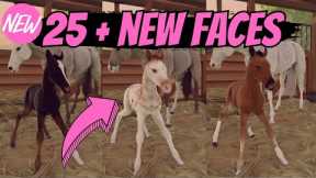 COLLECTING THE NEW HEAD MARKINGS ON RIVAL STARS HORSE RACING / BREEDING 25+ NEW HEAD MARKINGS!