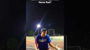 Can a Tennis Player Hit a HOME RUN? #shorts #baseball